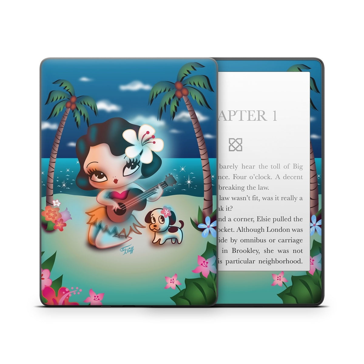 Hula Night - Amazon Kindle Skin