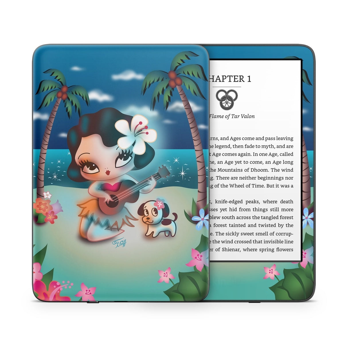 Hula Night - Amazon Kindle Skin