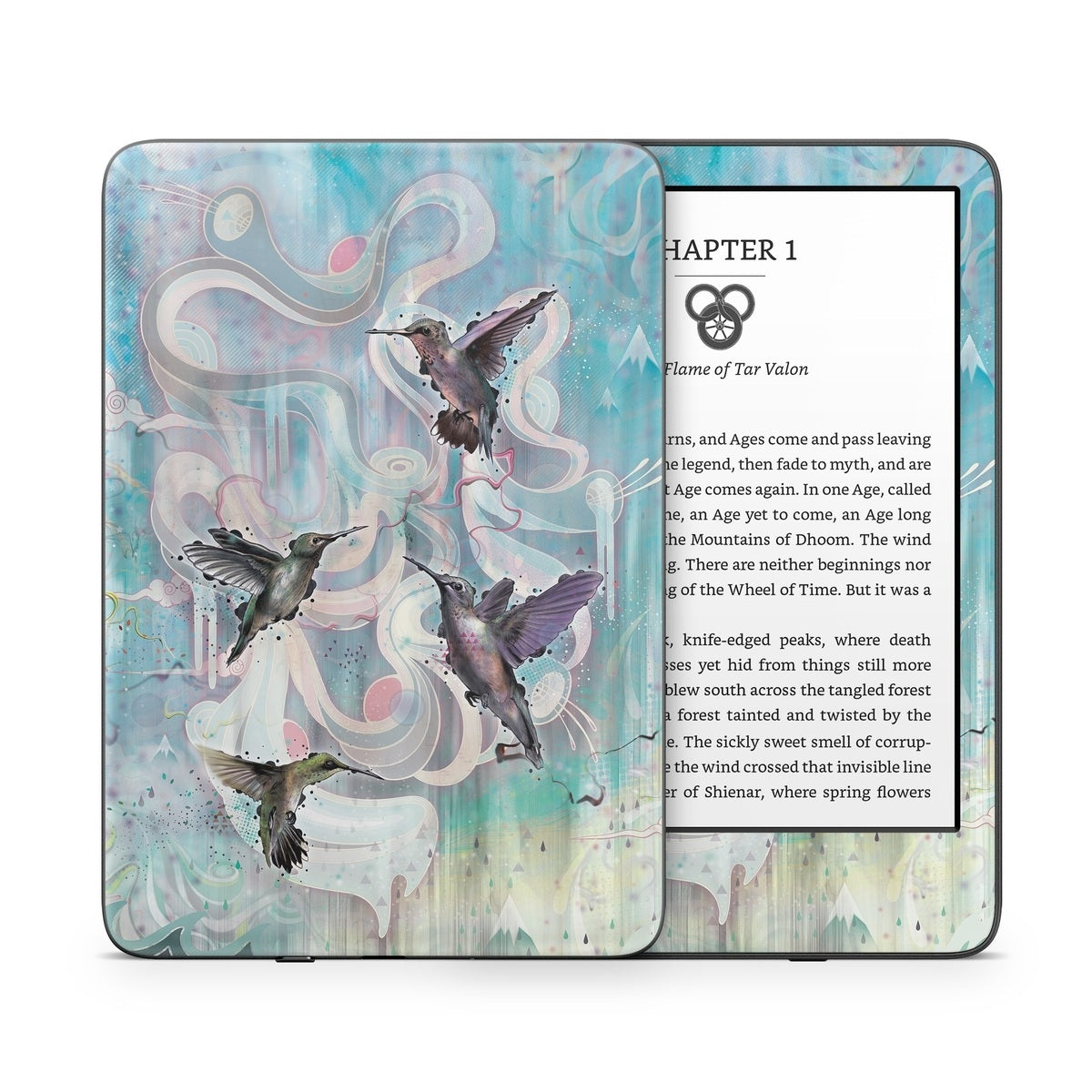 Hummingbirds - Amazon Kindle Skin