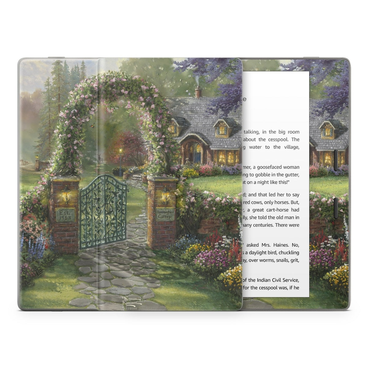 Hummingbird Cottage - Amazon Kindle Skin