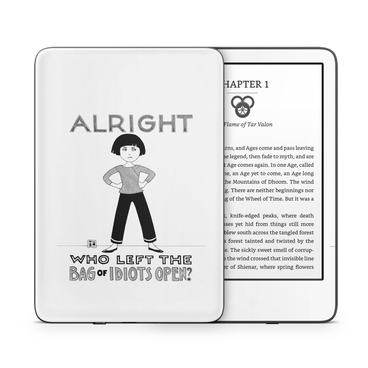 Bag of Idiots - Amazon Kindle Skin