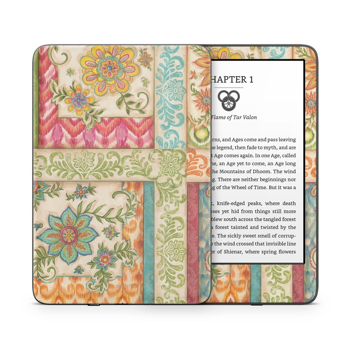 Ikat Floral - Amazon Kindle Skin