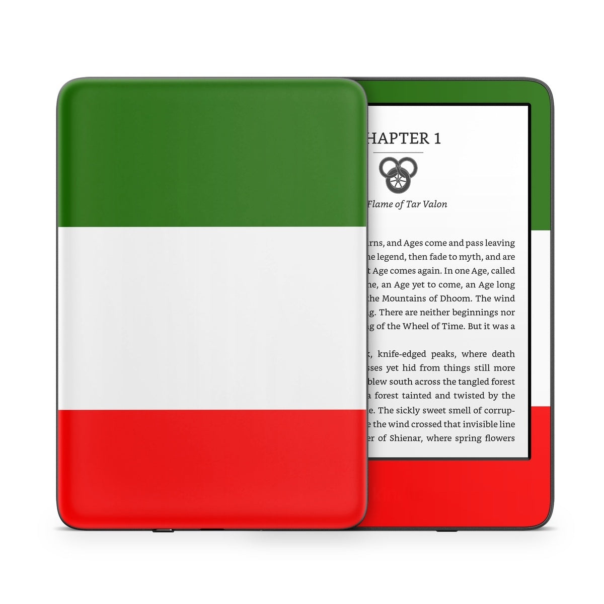 Italian Flag - Amazon Kindle Skin