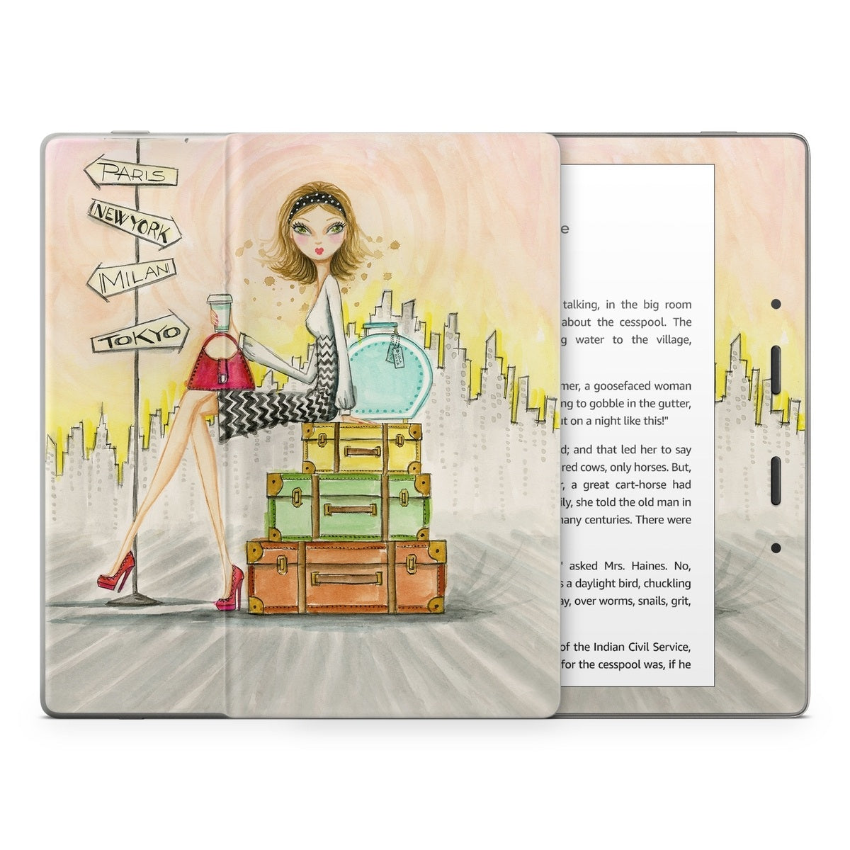 The Jet Setter - Amazon Kindle Skin