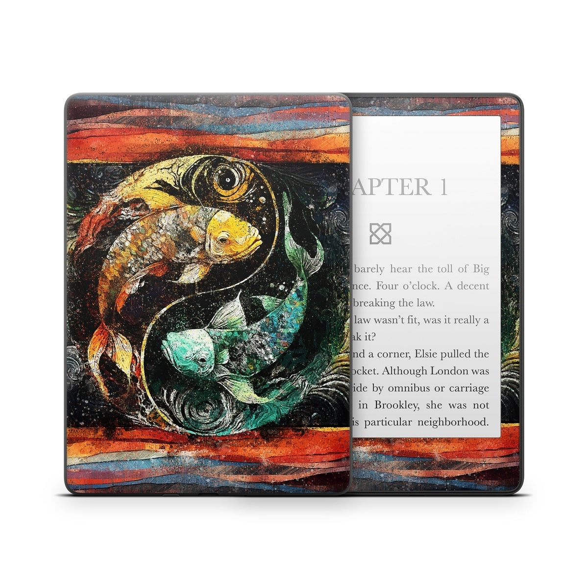 Koi Fish Yin Yang - Amazon Kindle Skin