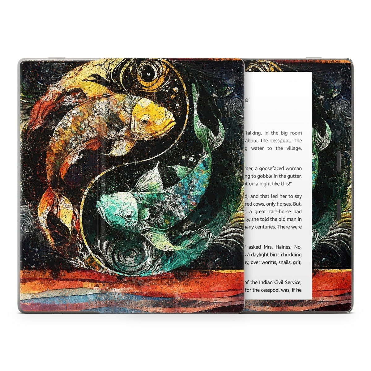 Koi Fish Yin Yang - Amazon Kindle Skin