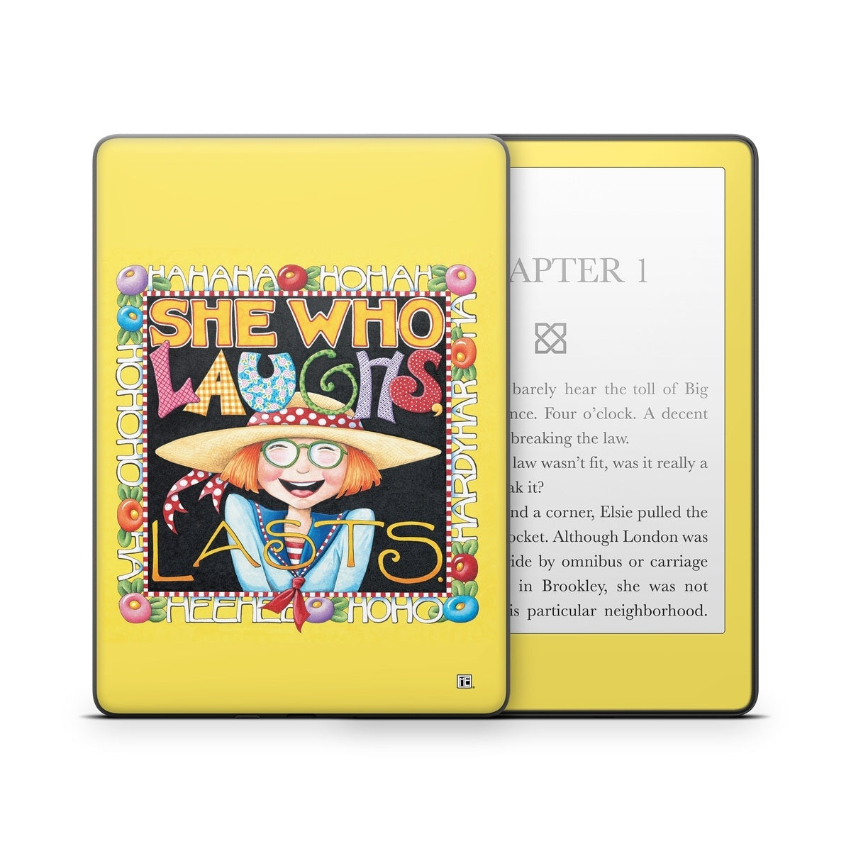 She Who Laughs - Amazon Kindle Skin