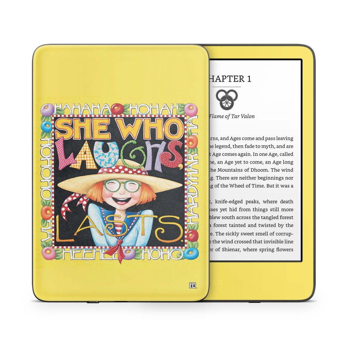 She Who Laughs - Amazon Kindle Skin