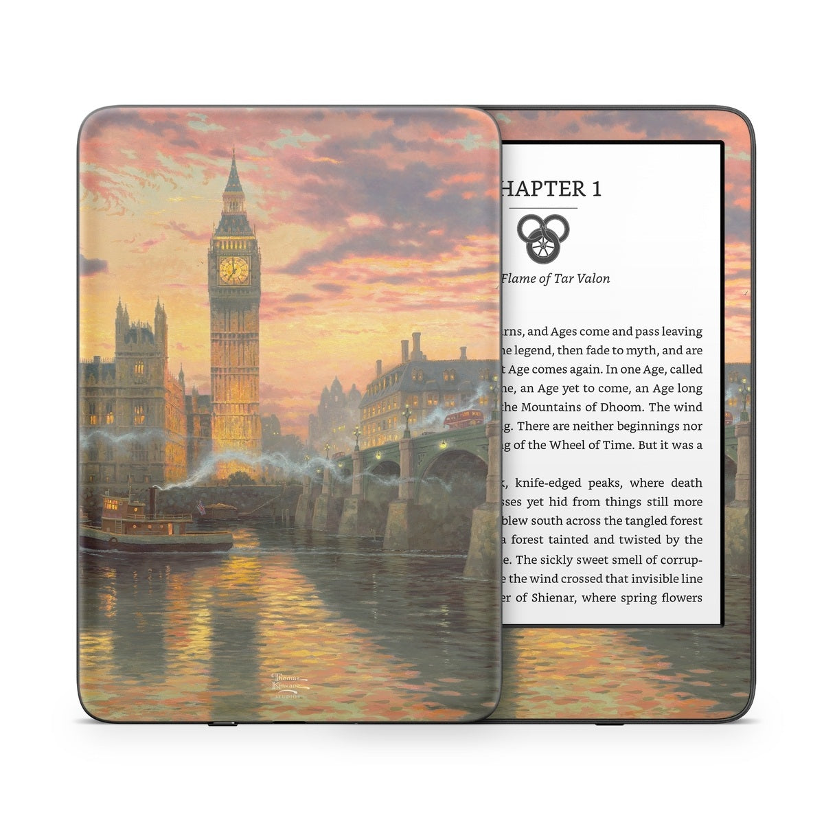 London - Thomas Kinkade - Amazon Kindle Skin