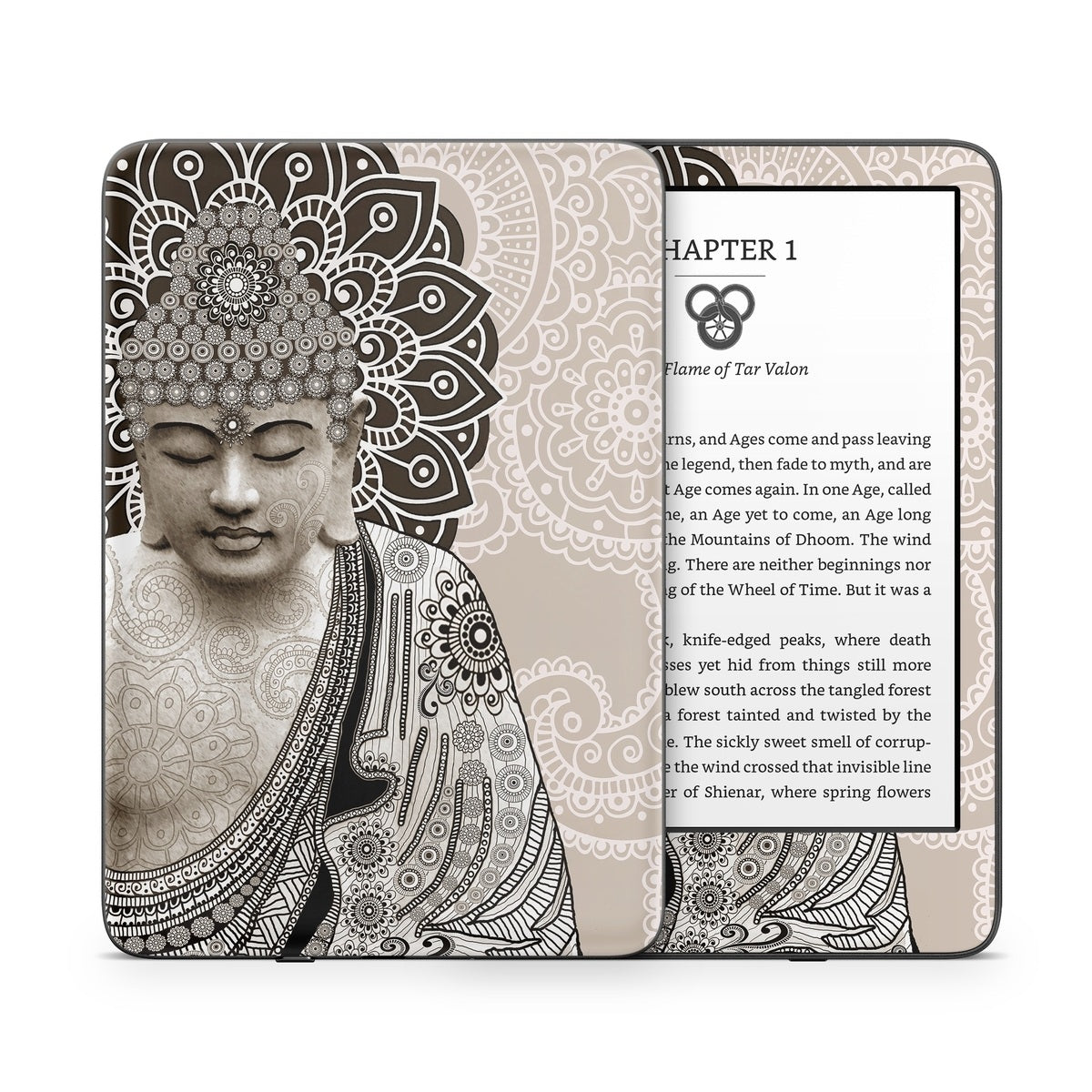 Meditation Mehndi - Amazon Kindle Skin