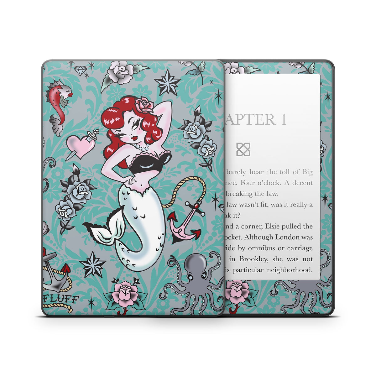 Molly Mermaid - Amazon Kindle Skin