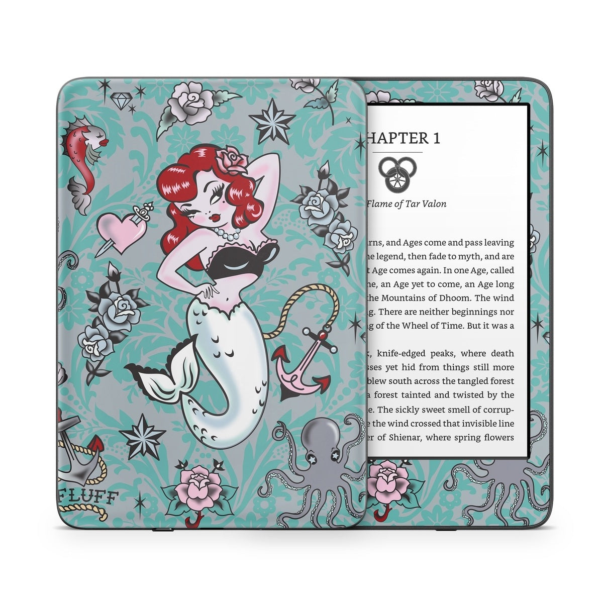 Molly Mermaid - Amazon Kindle Skin