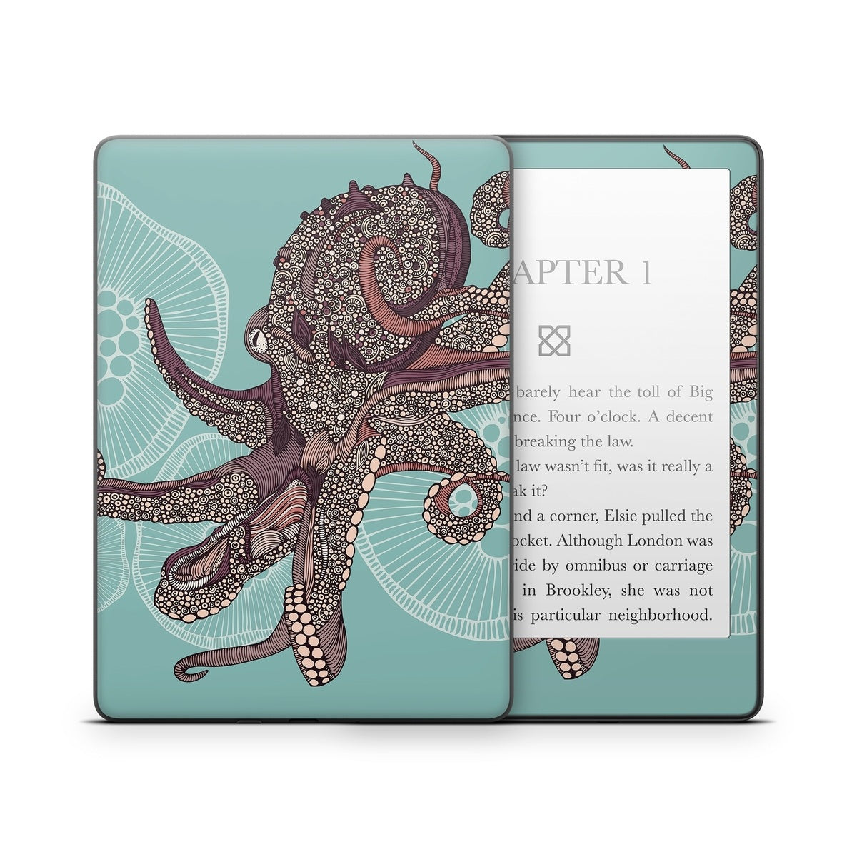 Octopus Bloom - Amazon Kindle Skin