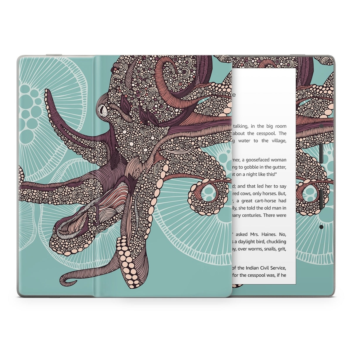 Octopus Bloom - Amazon Kindle Skin