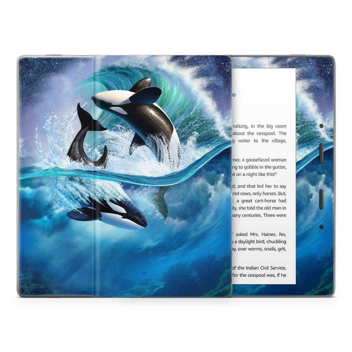 Orca Wave - Amazon Kindle Skin