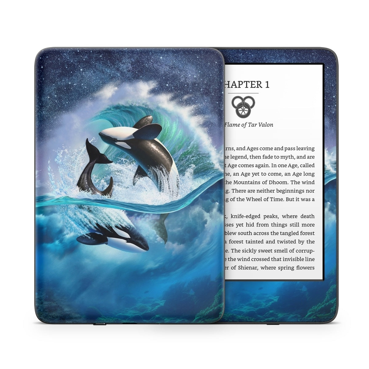 Orca Wave - Amazon Kindle Skin