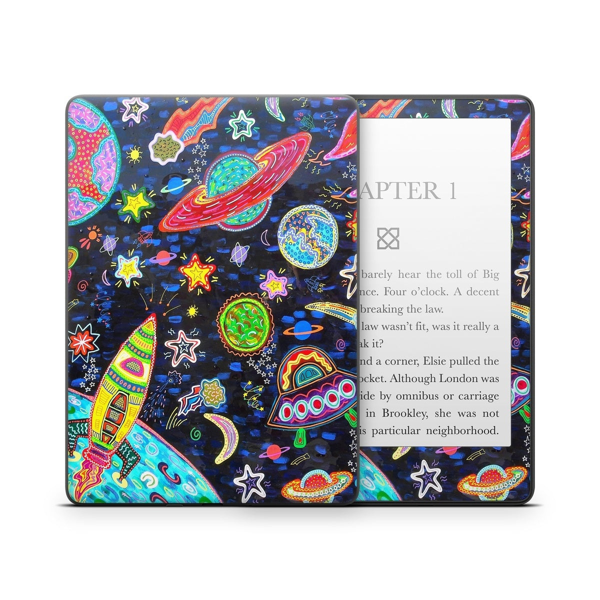 Out to Space - Amazon Kindle Skin