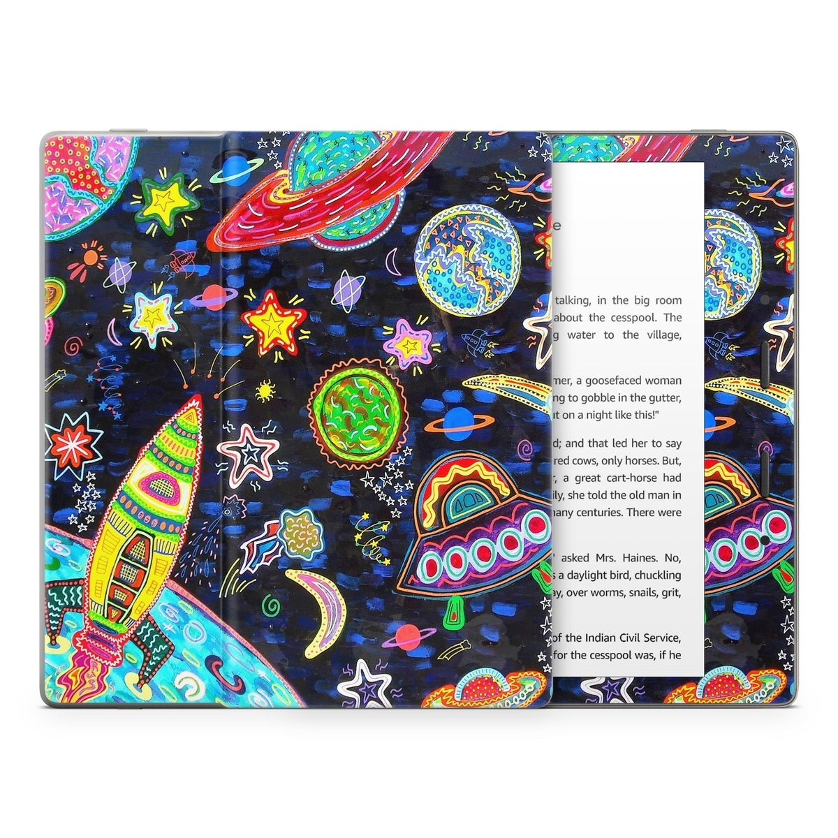 Out to Space - Amazon Kindle Skin