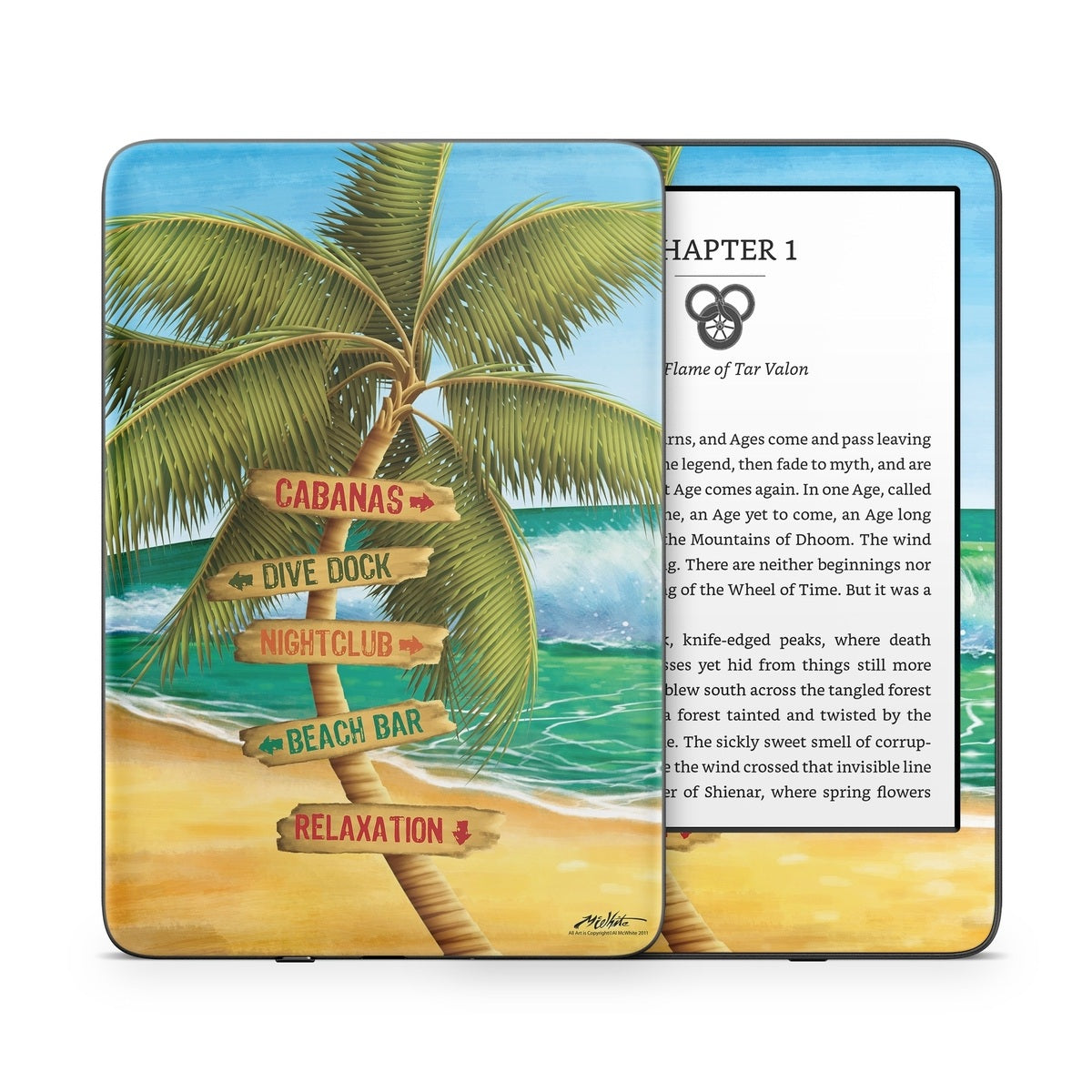 Palm Signs - Amazon Kindle Skin