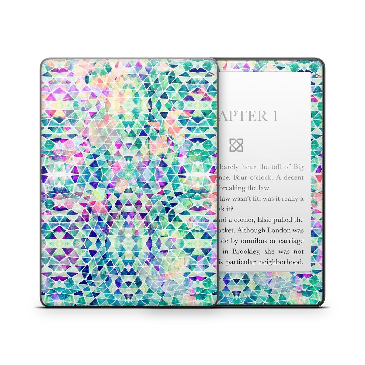 Pastel Triangle - Amazon Kindle Skin