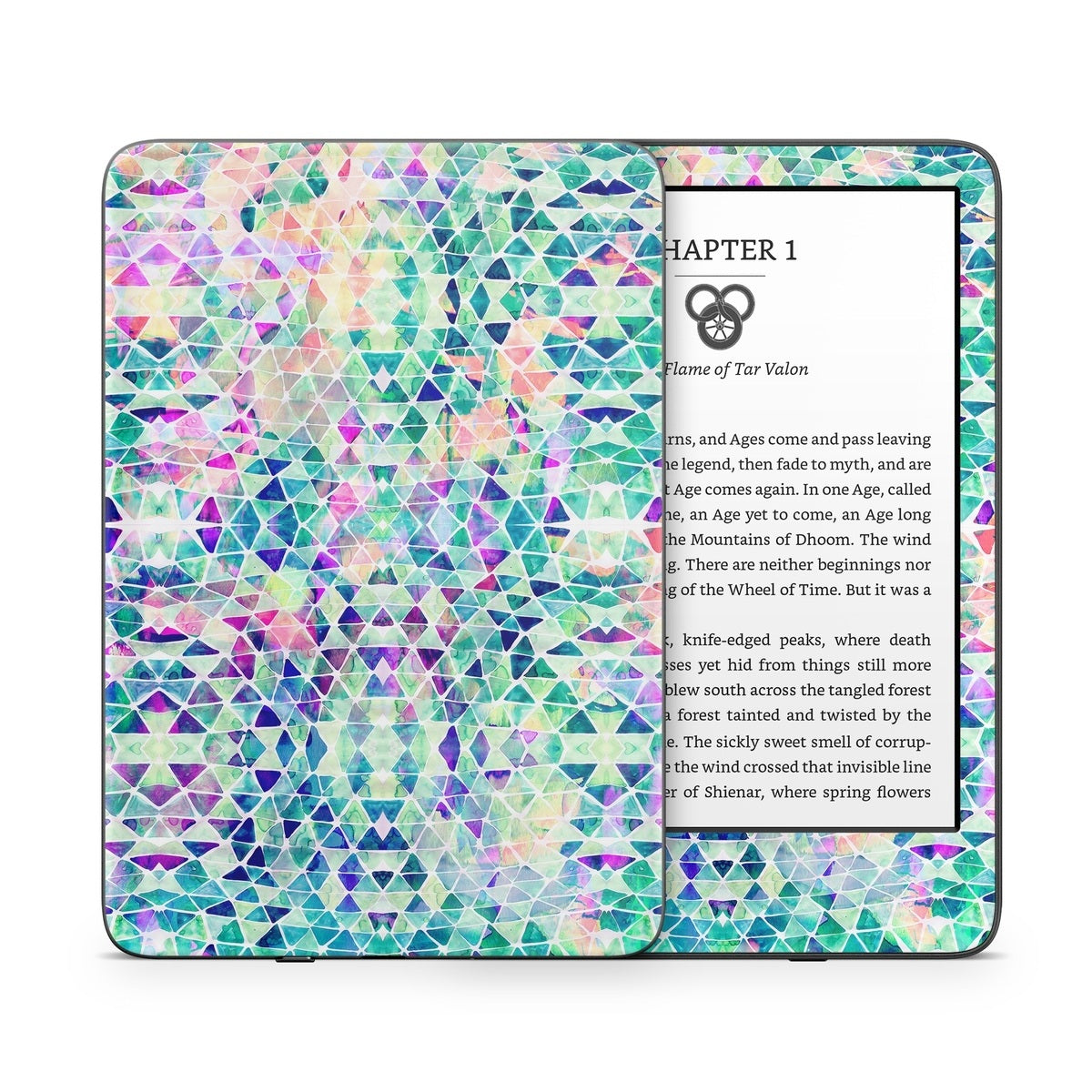 Pastel Triangle - Amazon Kindle Skin