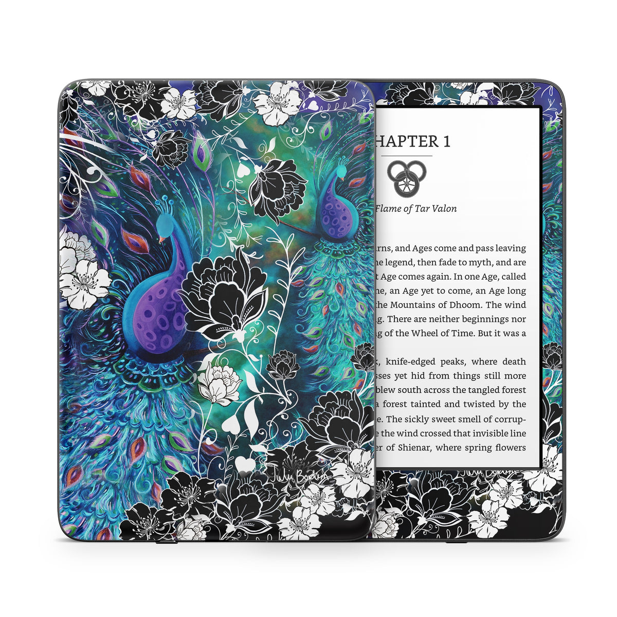 Peacock Garden - Amazon Kindle Skin