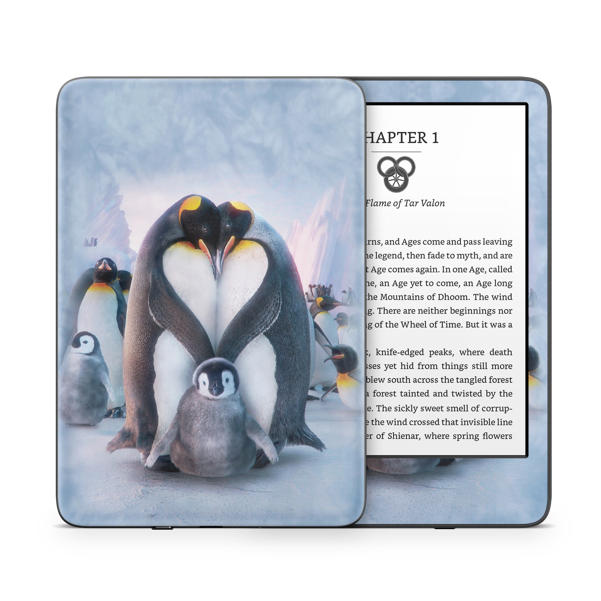 Penguin Heart - Amazon Kindle Skin