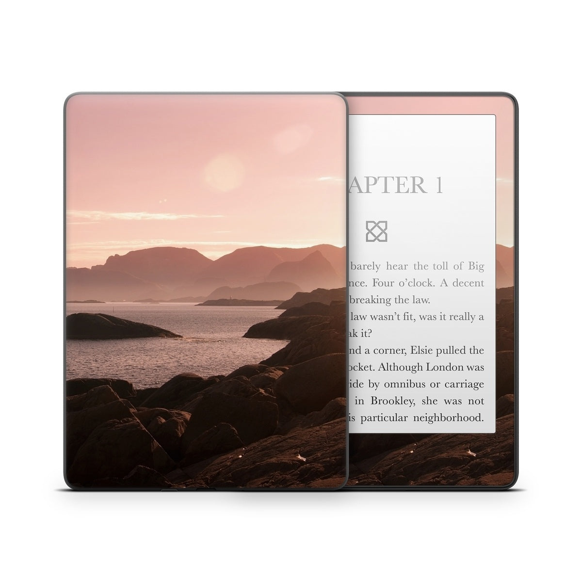 Pink Sea - Amazon Kindle Skin