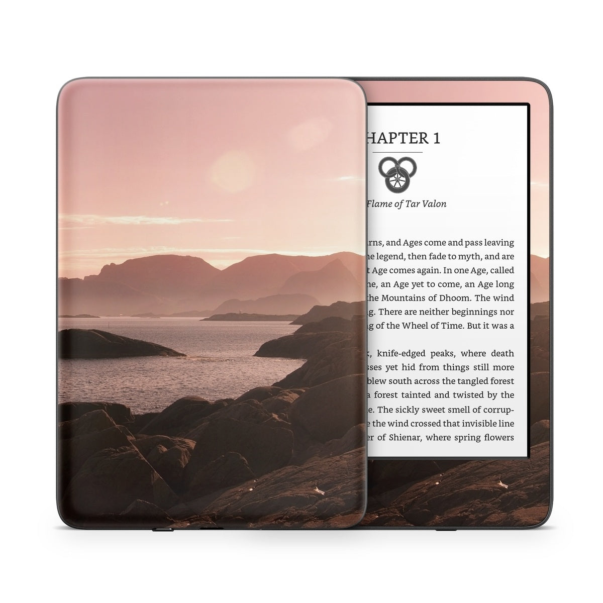 Pink Sea - Amazon Kindle Skin