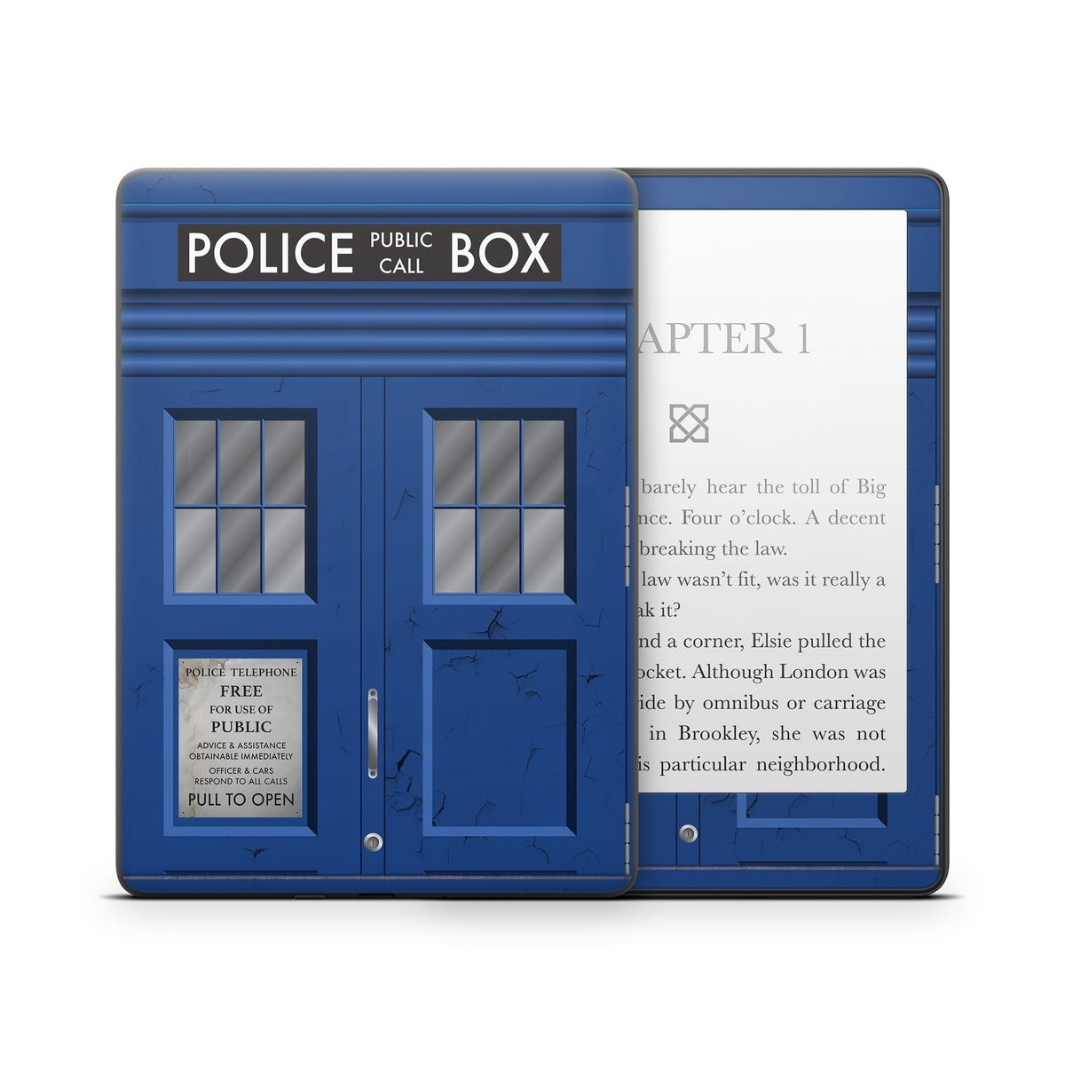 Police Box - Amazon Kindle Skin