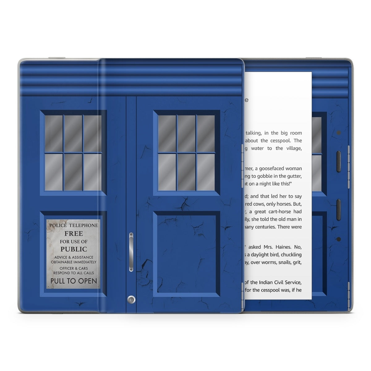 Police Box - Amazon Kindle Skin