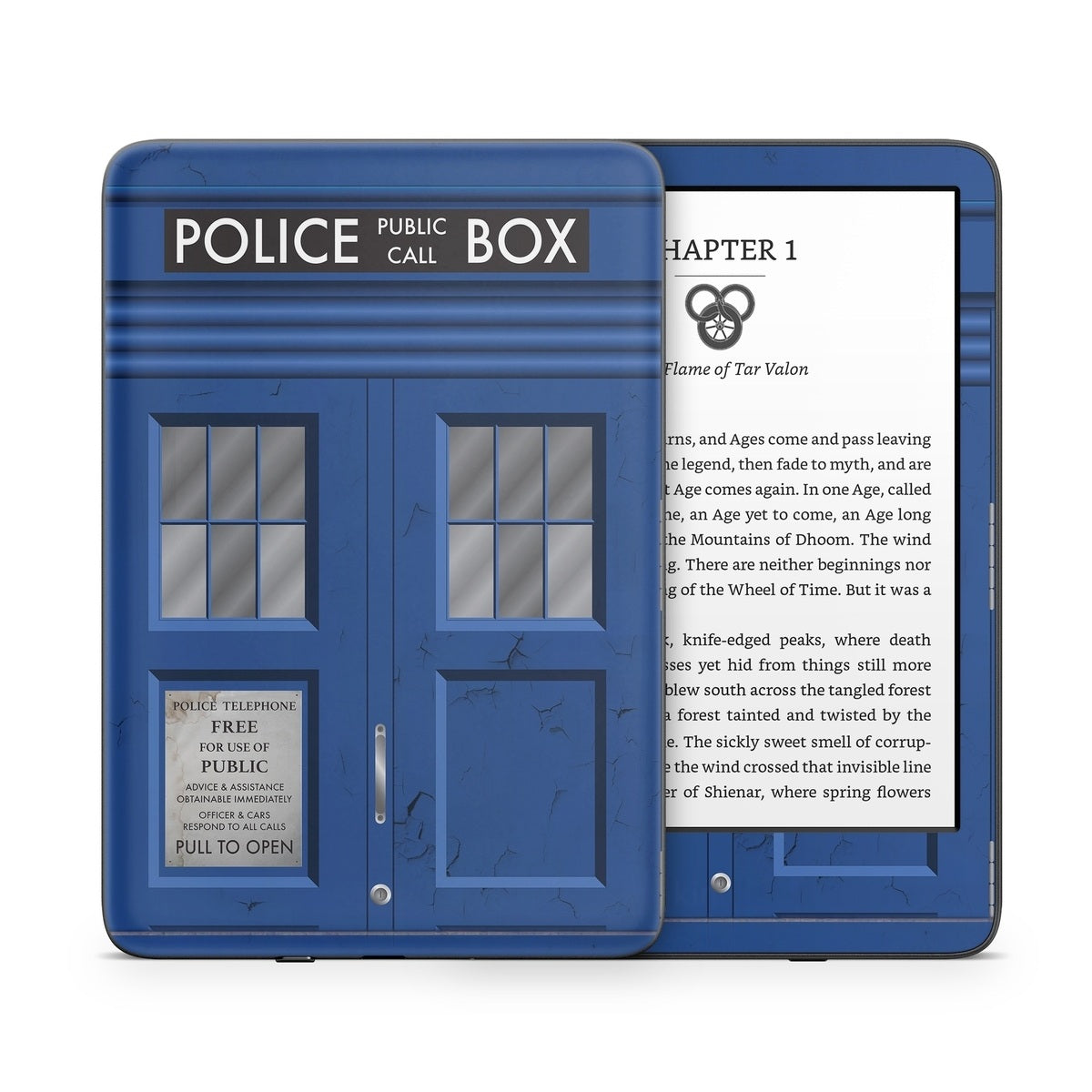 Police Box - Amazon Kindle Skin