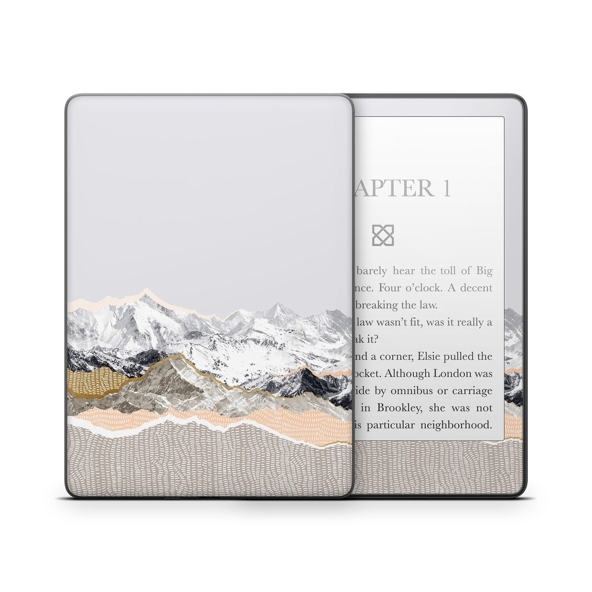 Pastel Mountains - Amazon Kindle Skin