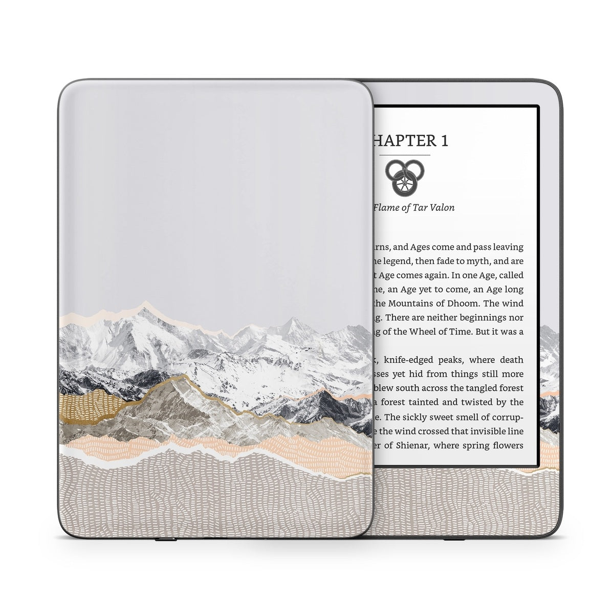 Pastel Mountains - Amazon Kindle Skin