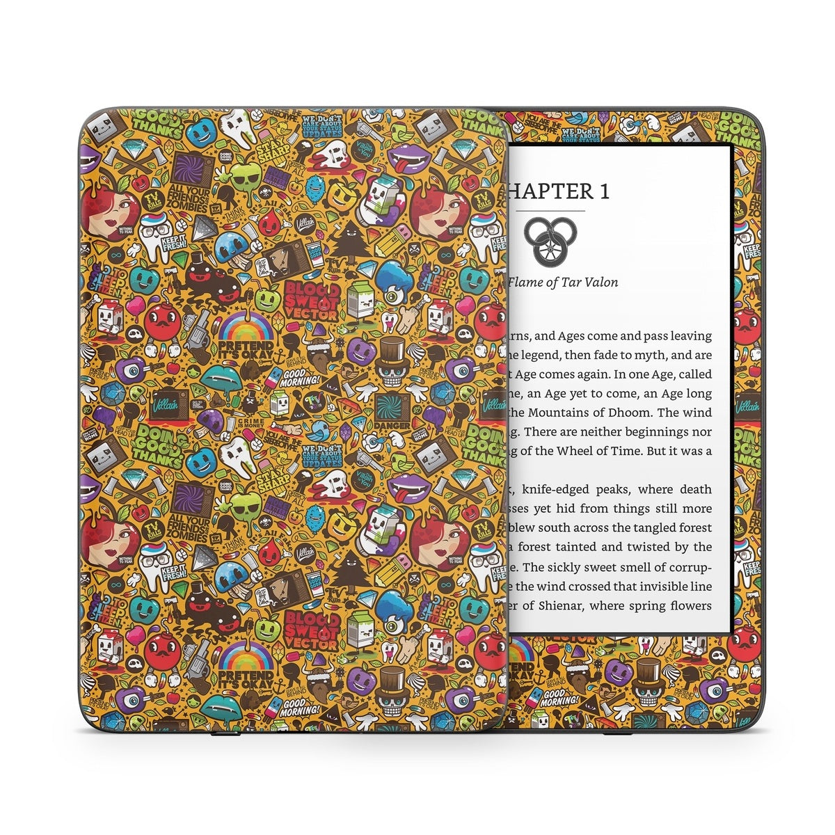 Psychedelic - Amazon Kindle Skin