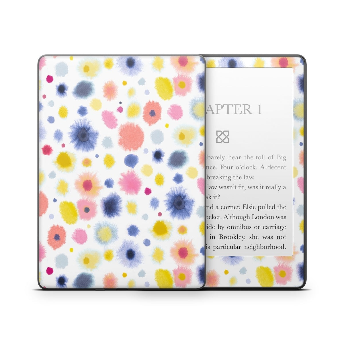 Red Blue Dots - Amazon Kindle Skin