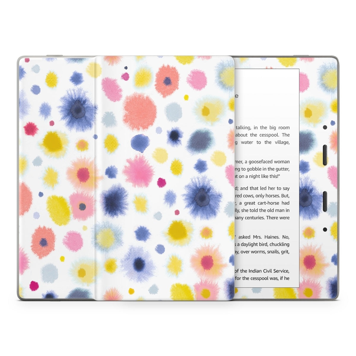 Red Blue Dots - Amazon Kindle Skin