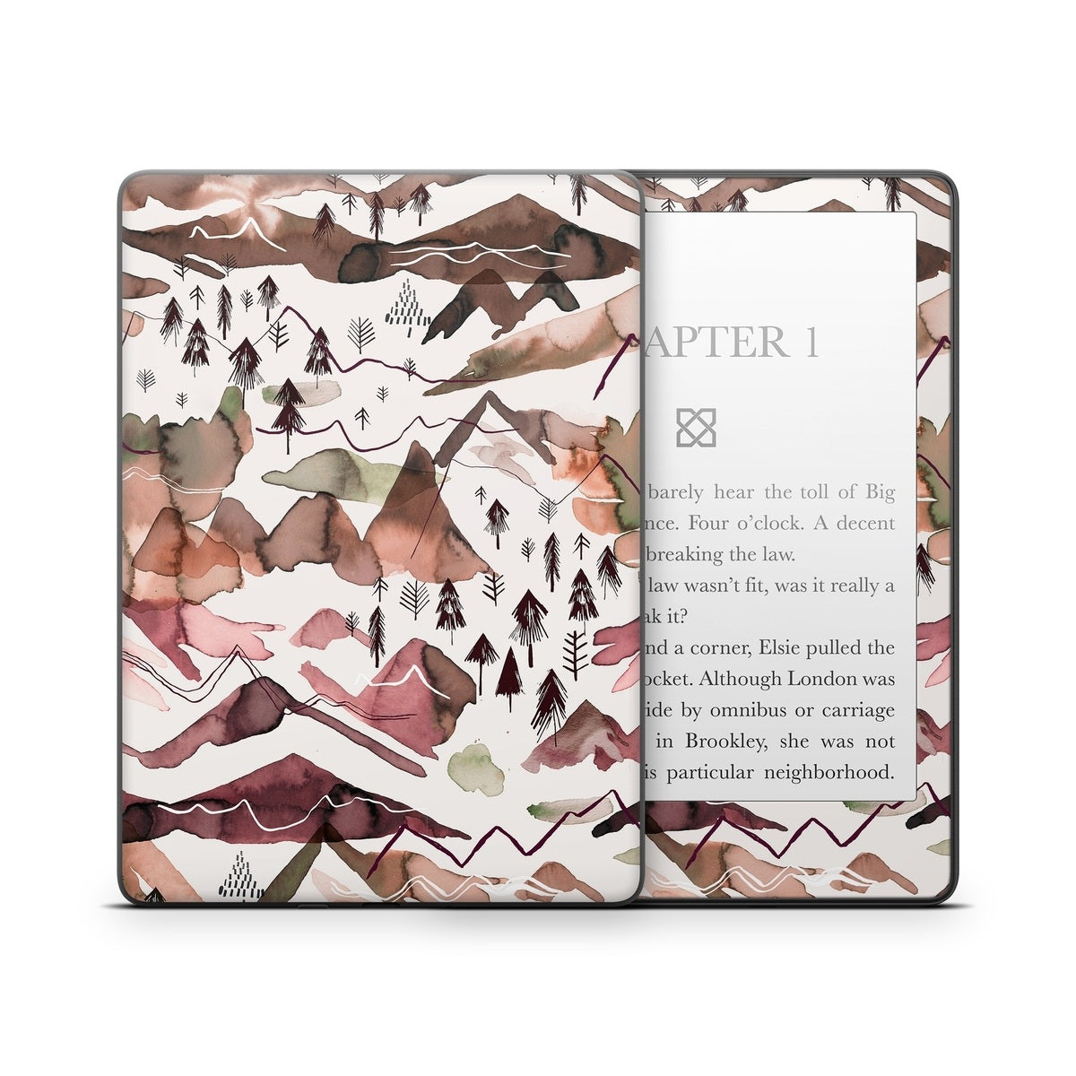 Red Mountains - Amazon Kindle Skin