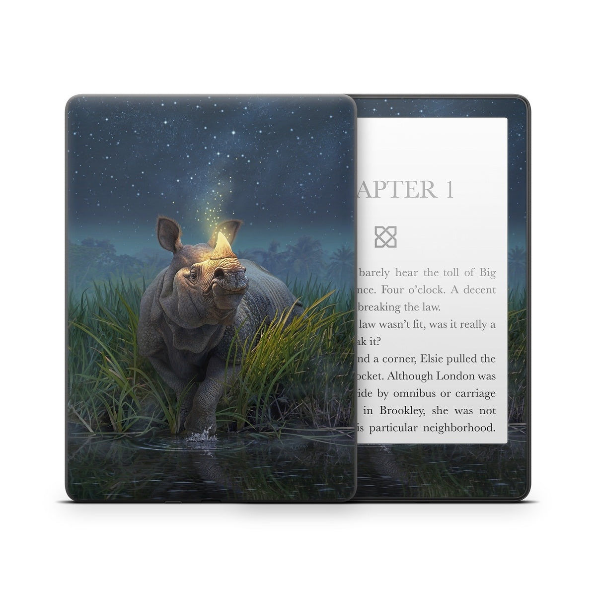 Rhinoceros Unicornis - Amazon Kindle Skin