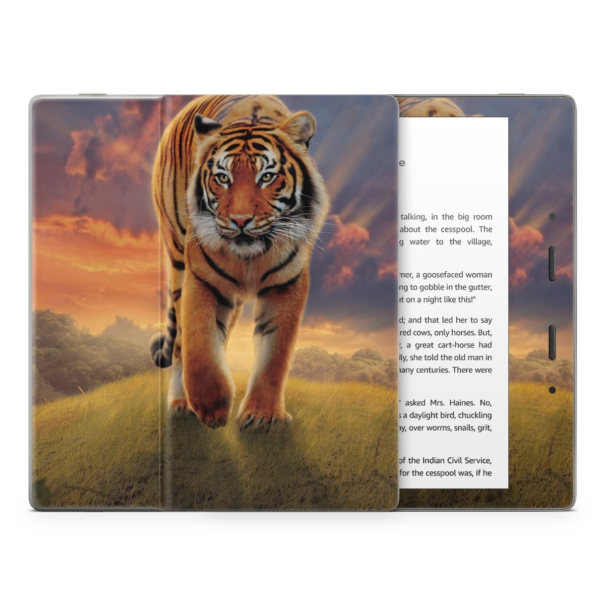 Rising Tiger - Amazon Kindle Skin