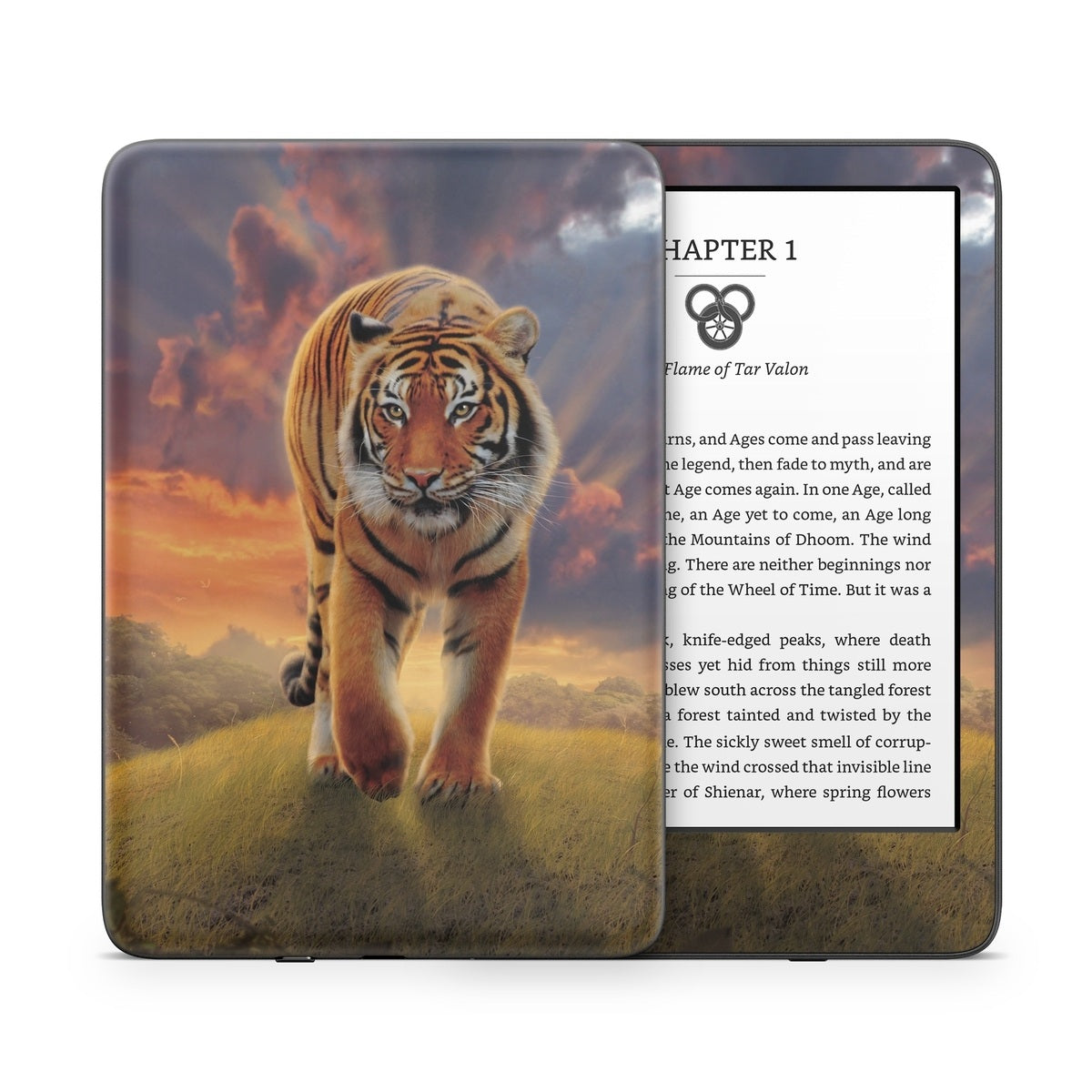 Rising Tiger - Amazon Kindle Skin