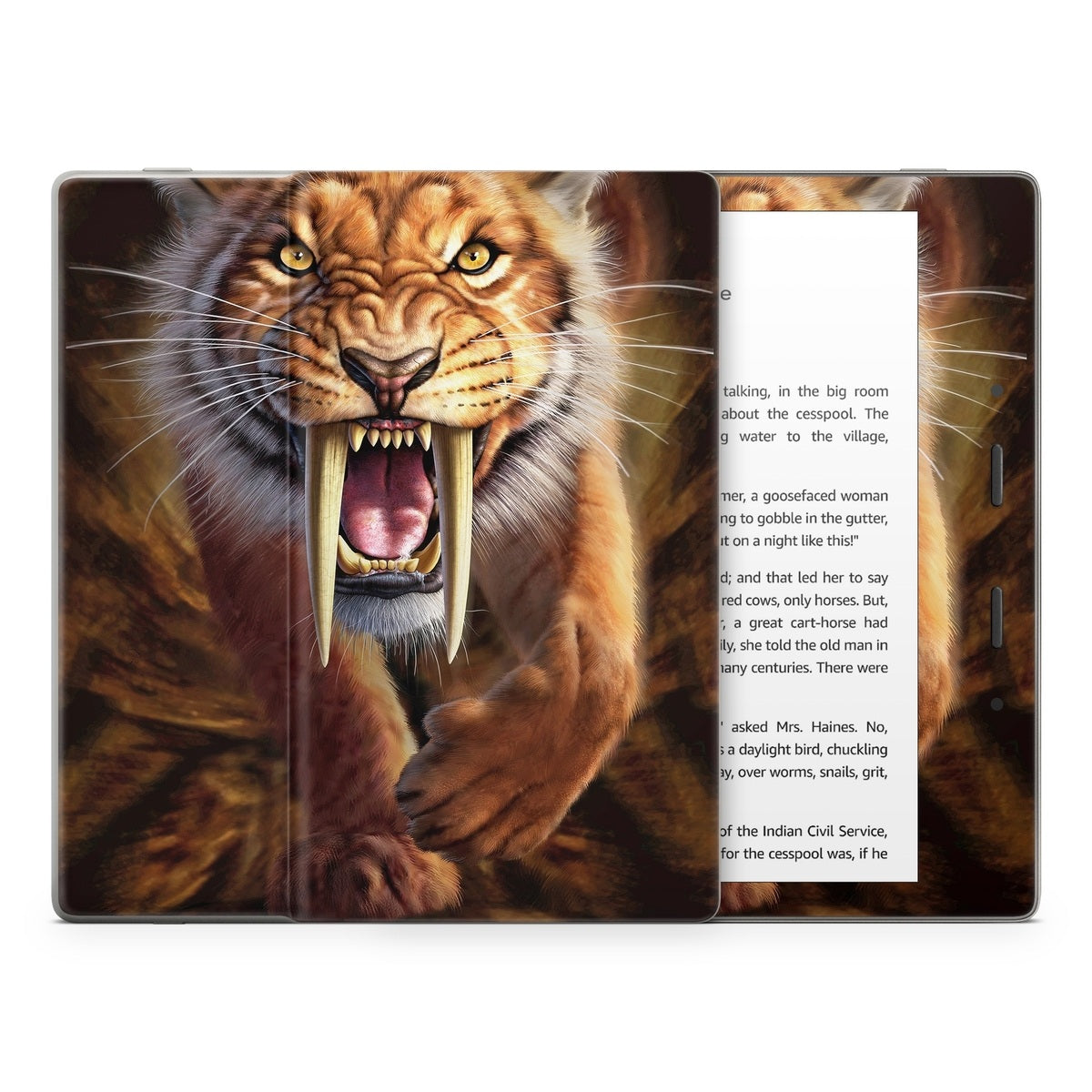 Sabertooth - Amazon Kindle Skin