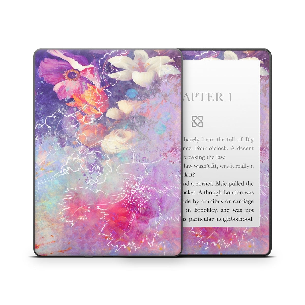 Sketch Flowers Lily - Amazon Kindle Skin