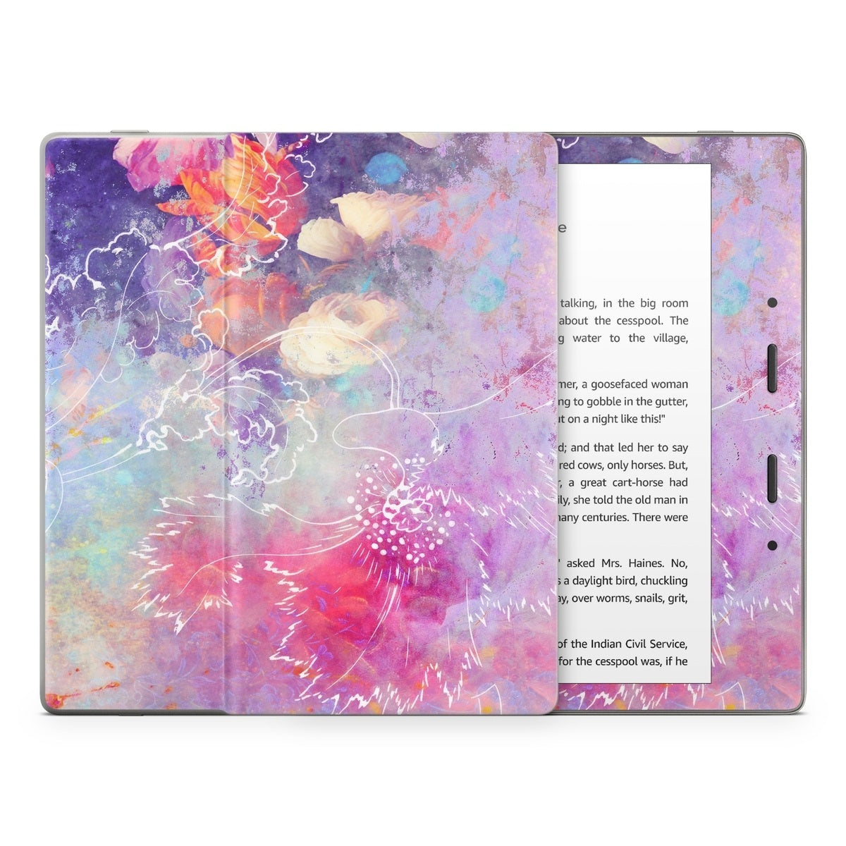 Sketch Flowers Lily - Amazon Kindle Skin