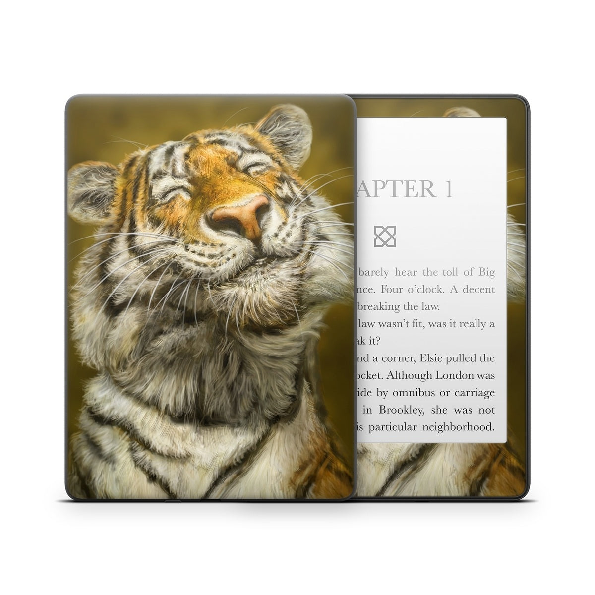 Smiling Tiger - Amazon Kindle Skin