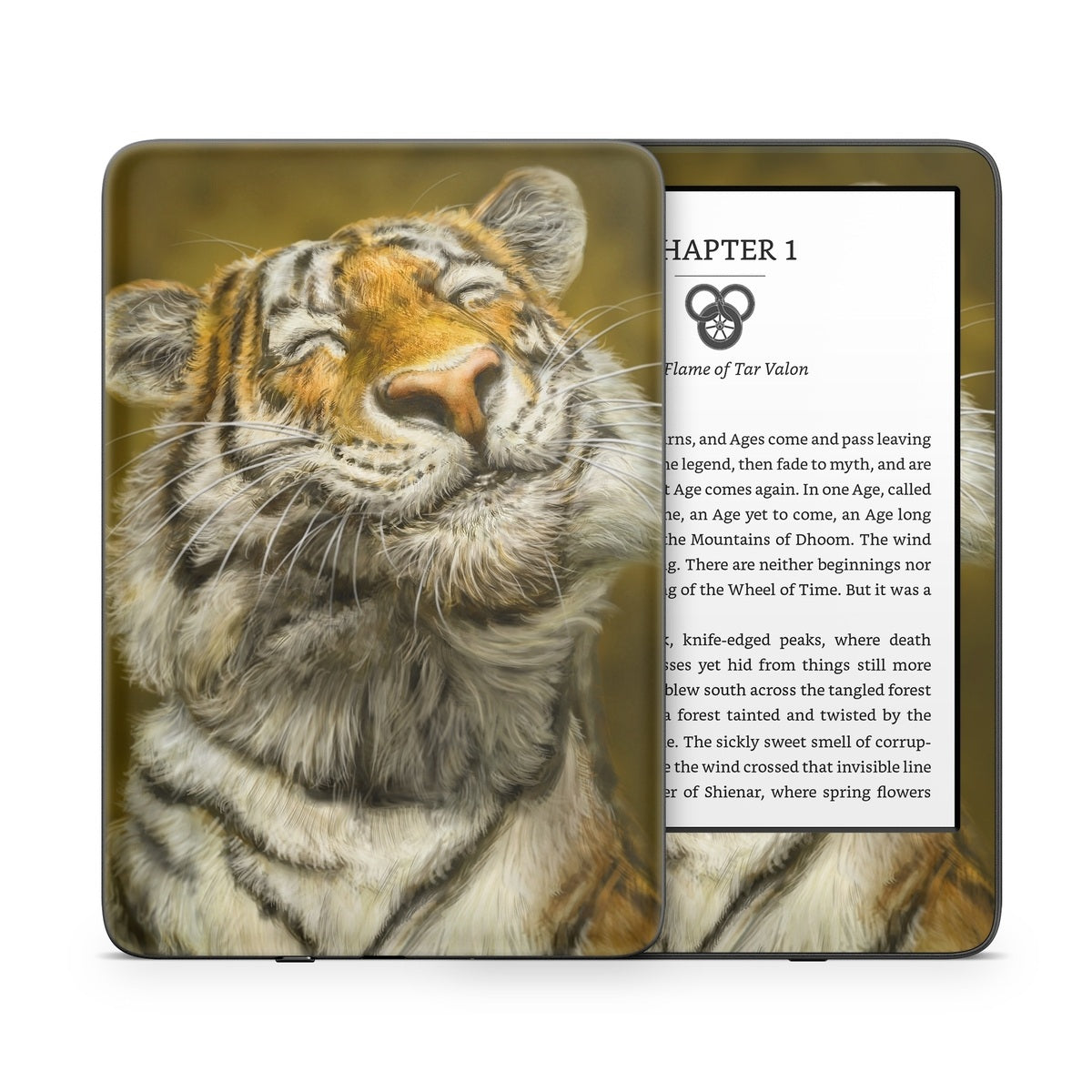 Smiling Tiger - Amazon Kindle Skin