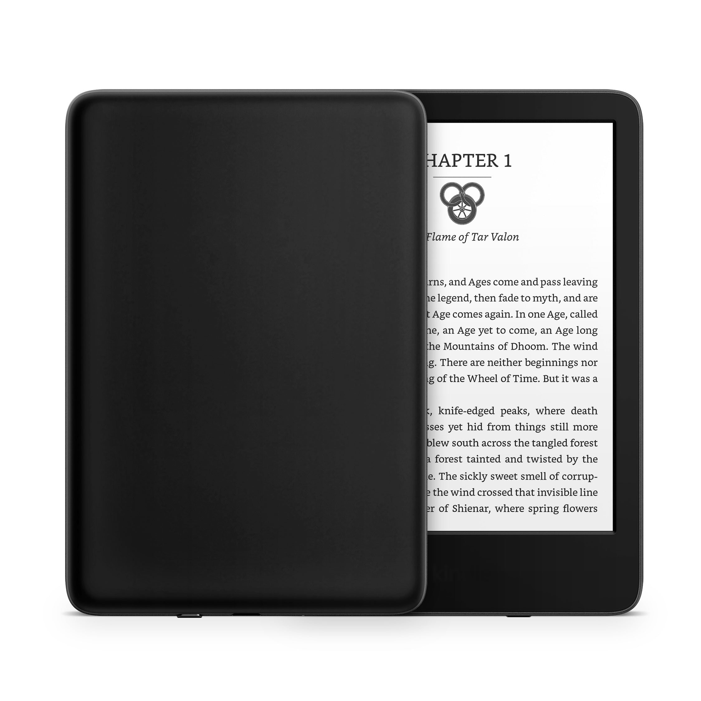 Solid State Black - Amazon Kindle Skin