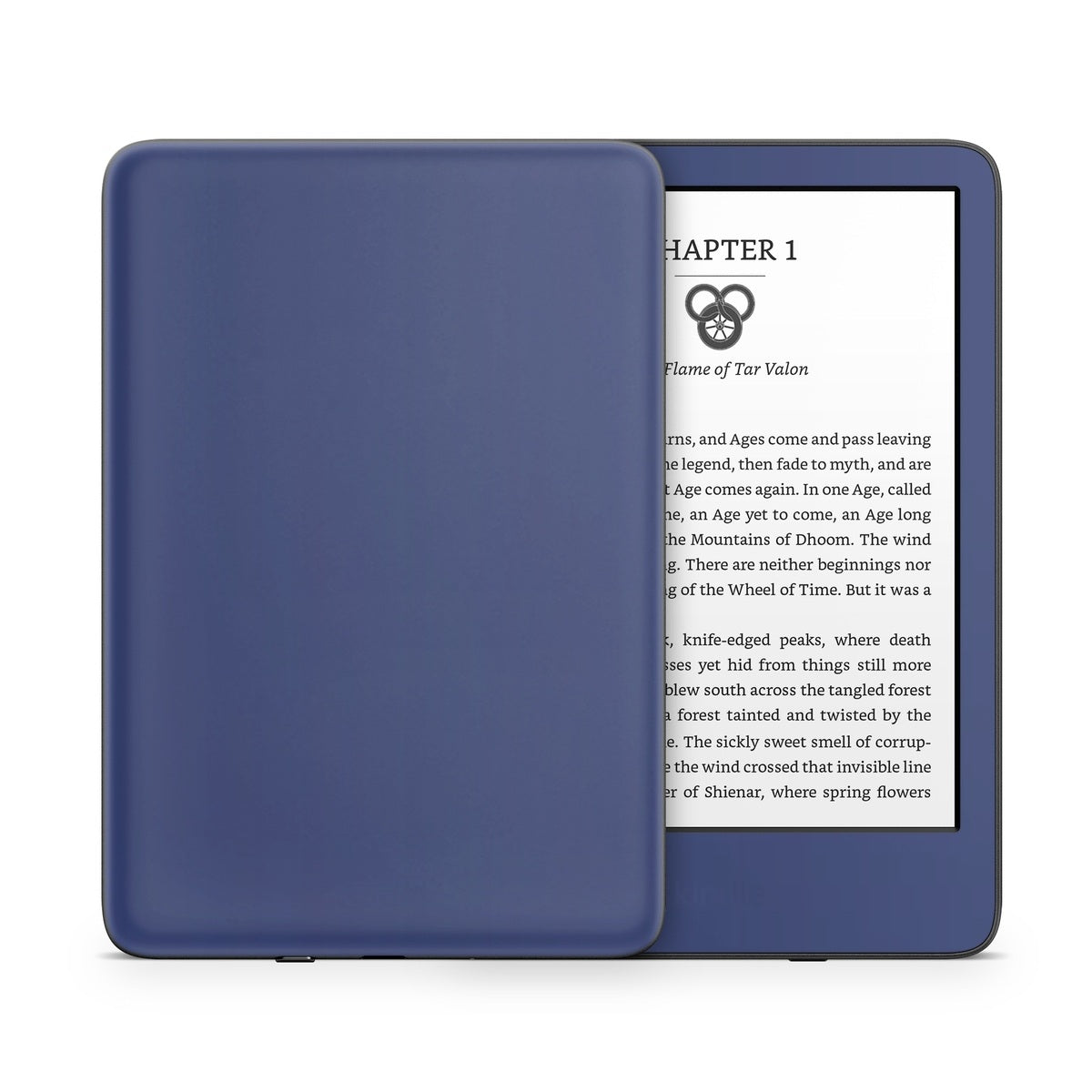 Solid State Cobalt - Amazon Kindle Skin