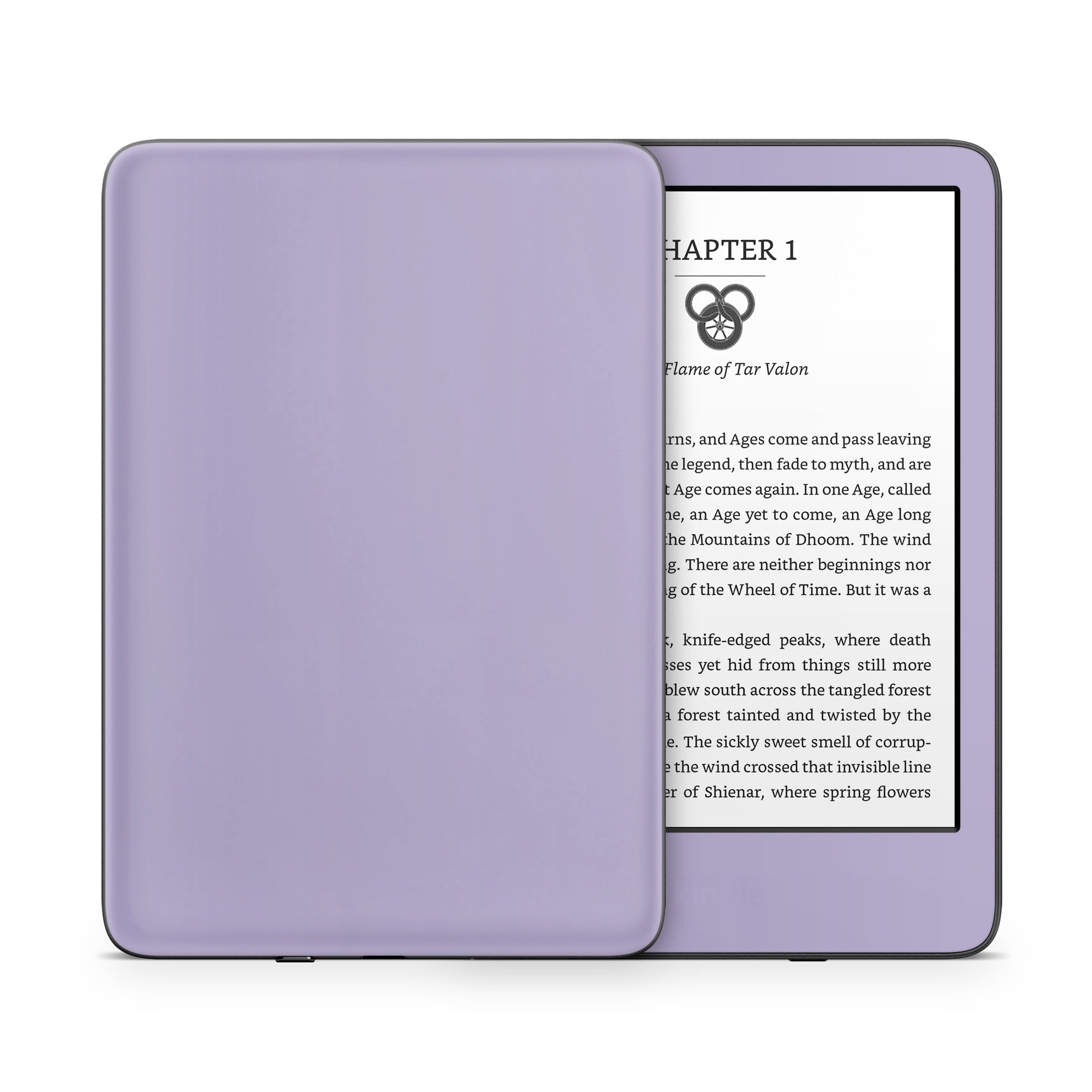 Solid State Lavender - Amazon Kindle Skin