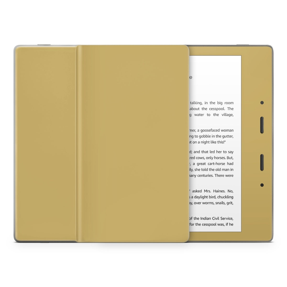 Solid State Mustard - Amazon Kindle Skin